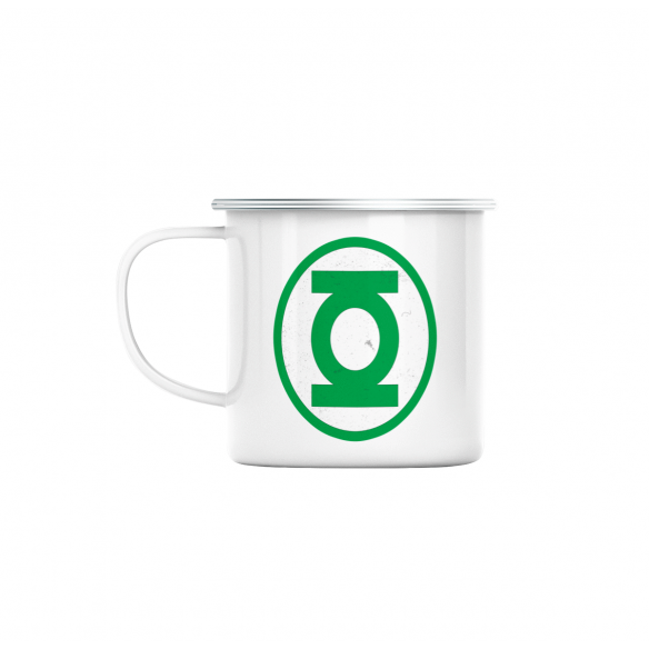 Mug GEEK en Métal Emaillé Green Lantern Super Héros BD Film Geek