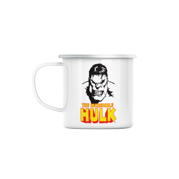 Mug GEEK en Métal Emaillé The Incredible Hulk Super Héros BD Film Geek
