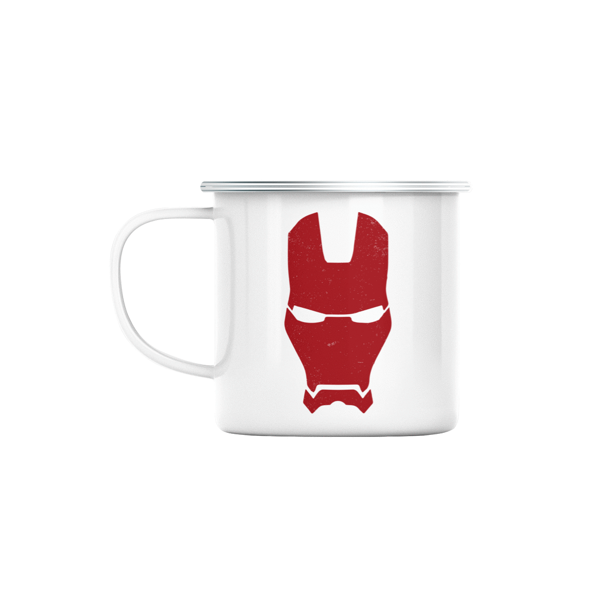Mug GEEK en Métal Emaillé Iron Man Masque Super Héros BD Film Geek