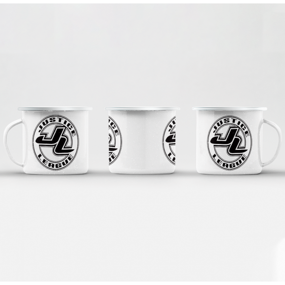 Mug GEEK en Métal Emaillé Justice League Super Héros BD Film Geek