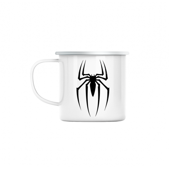 Mug GEEK en Métal Emaillé Spiderman Logo Super Héros BD Film Geek