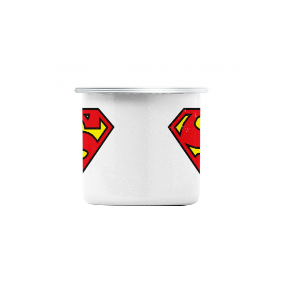 Mug GEEK en Métal Emaillé Superman Super Héros BD Film Geek