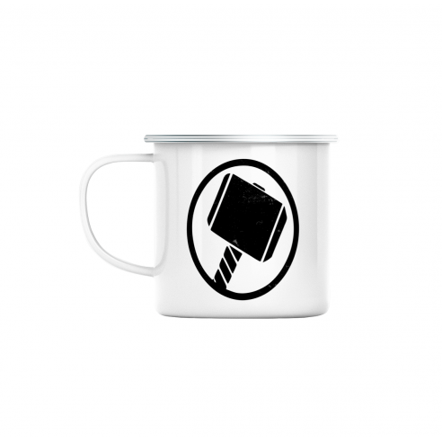 Mug GEEK en Métal Emaillé Thor Super Héros BD Film Geek