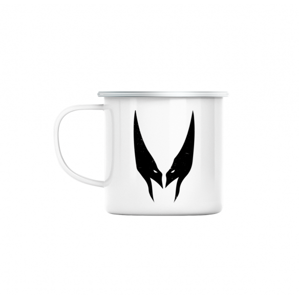Mug GEEK en Métal Emaillé Wolverine Symbole Super Héros BD Film Geek