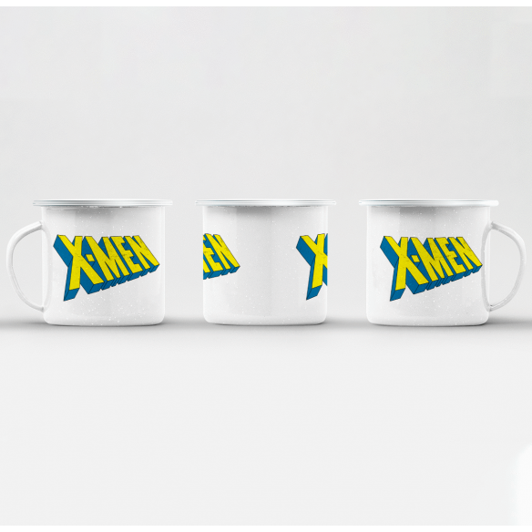 Mug GEEK en Métal Emaillé X-Men Super Héros BD Film Geek