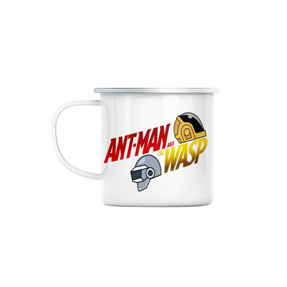 Mug GEEK en Métal Emaillé Ant-Man Daft-Punk Parodie Musique