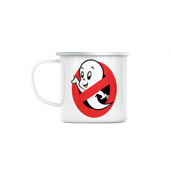 Mug GEEK en Métal Emaillé Casper Ghost Buster Parodie Film Series Marque