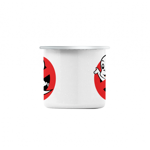 Mug GEEK en Métal Emaillé Casper Ghost Buster Parodie Film Series Marque
