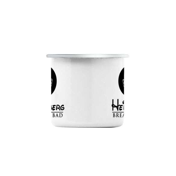 Mug GEEK en Métal Emaillé Heisenberg - Breaking Bad Parodie Film Series Marque