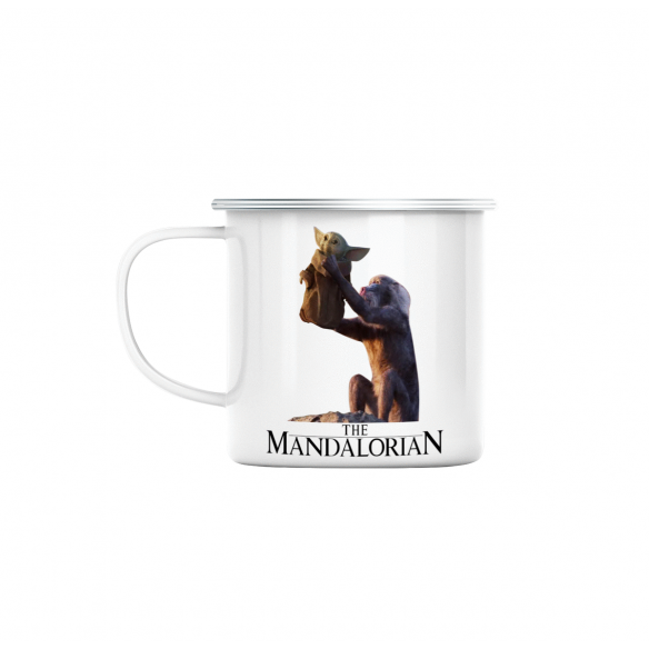 Mug GEEK en Métal Emaillé The Mandalorian - Roi Lion Parodie Film Series