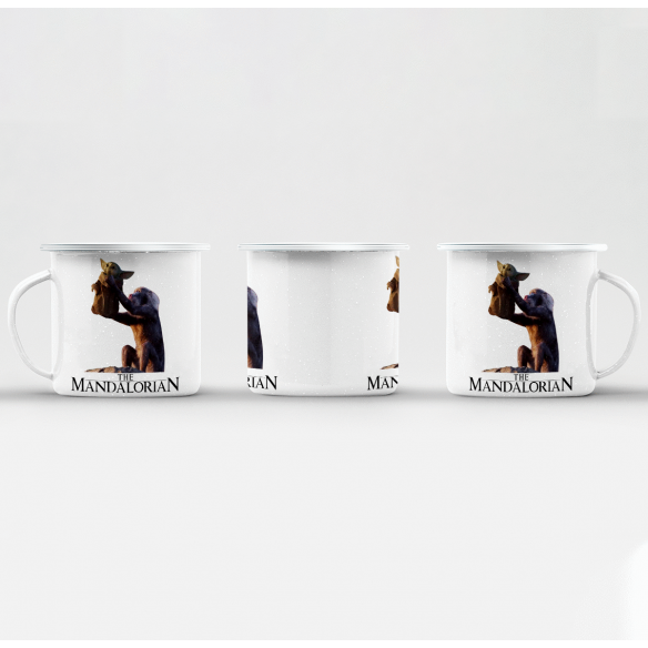Mug GEEK en Métal Emaillé The Mandalorian - Roi Lion Parodie Film Series
