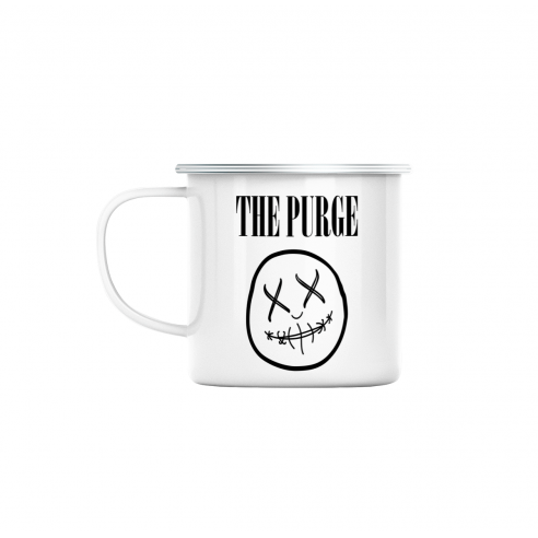 Mug GEEK en Métal Emaillé The Purge - Nirvana Parodie Film Series Marque