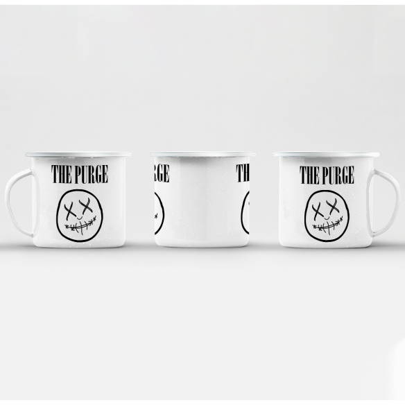 Mug GEEK en Métal Emaillé The Purge - Nirvana Parodie Film Series Marque