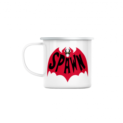 Mug GEEK en Métal Emaillé Spawn Batman Parodie Film Series Marque