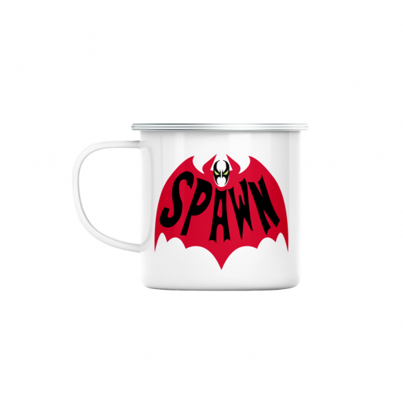 Mug GEEK en Métal Emaillé Spawn Batman Parodie Film Series Marque