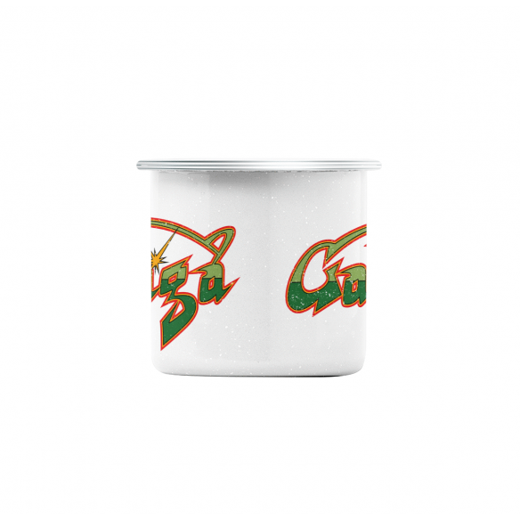 Mug GEEK en Métal Emaillé Galaga Jeux Vidéo Retro Gaming Vintage