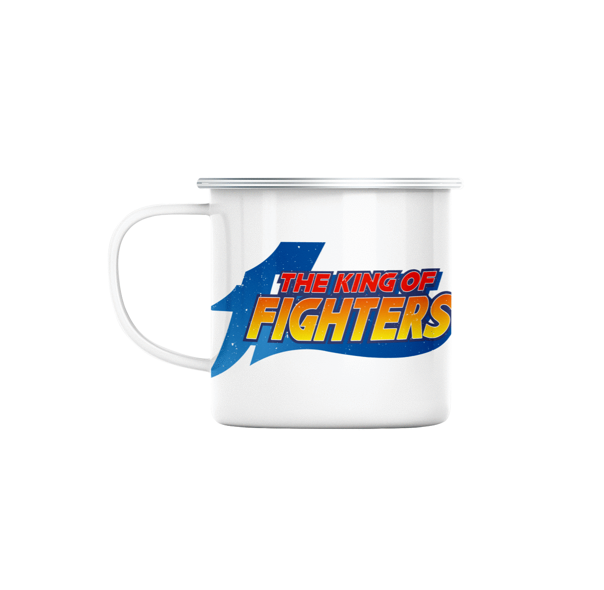 Mug GEEK en Métal Emaillé The King of Fighters Jeux Vidéo Retro Gaming Vintage