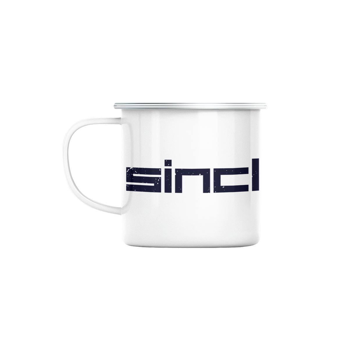 Mug GEEK en Métal Emaillé Sinclair Console Jeux Vidéo Retro Gaming Vintage