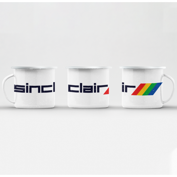 Mug GEEK en Métal Emaillé Sinclair Console Jeux Vidéo Retro Gaming Vintage