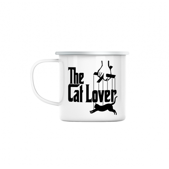 Mug GEEK en Métal Emaillé The Cat Lover Le Parrain Parodie Film Chat