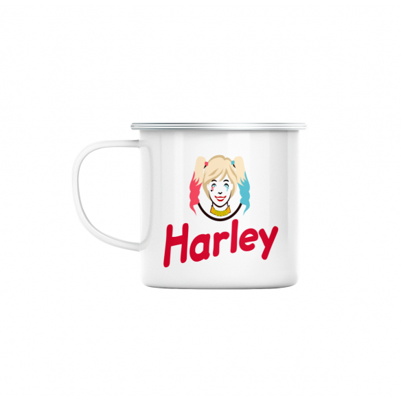 Mug GEEK en Métal Emaillé Harley Wendy Parodie Film Series Restaurant BD