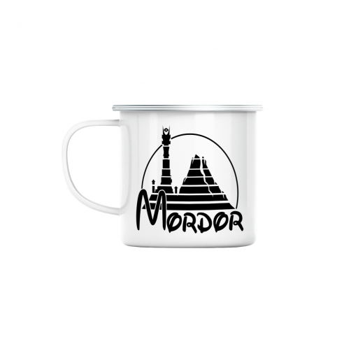Mug GEEK en Métal Emaillé  Mordor Parodie Film Series Studio