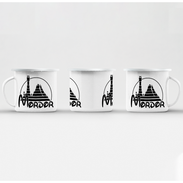 Mug GEEK en Métal Emaillé  Mordor Parodie Film Series Studio