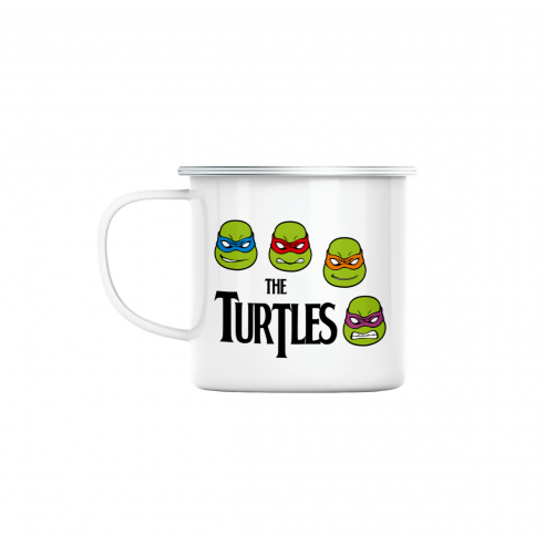 Mug GEEK en Métal Emaillé The Turtles Parodie Film Series Musique Pop Anime