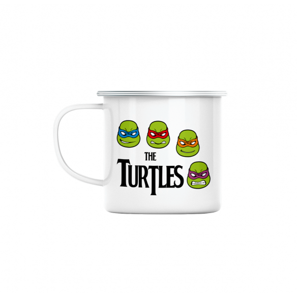 Mug GEEK en Métal Emaillé The Turtles Parodie Film Series Musique Pop Anime
