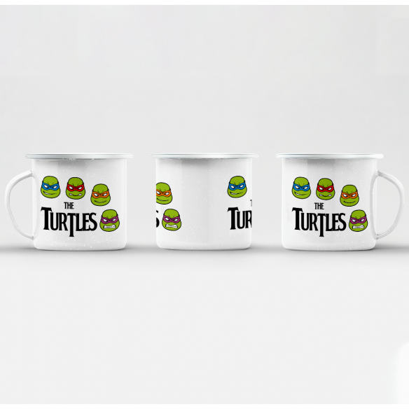 Mug GEEK en Métal Emaillé The Turtles Parodie Film Series Musique Pop Anime