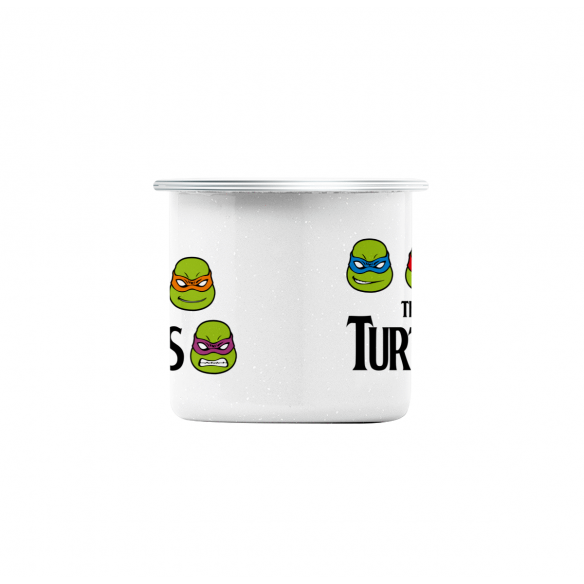 Mug GEEK en Métal Emaillé The Turtles Parodie Film Series Musique Pop Anime