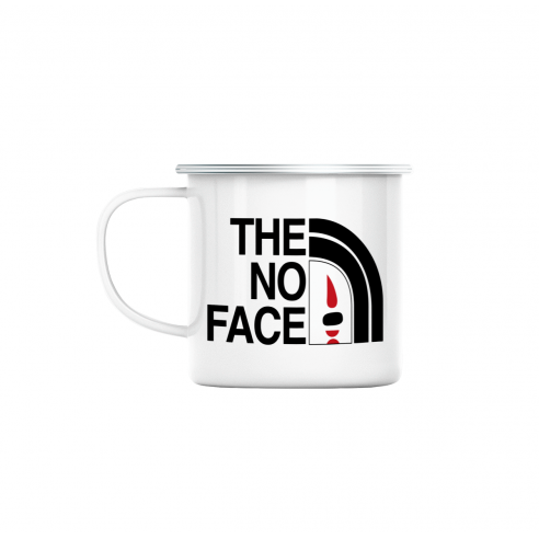 Mug GEEK en Métal Emaillé The No Face Parodie Film Marque Japon Anime