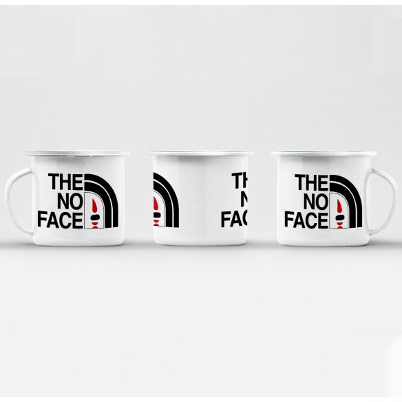 Mug GEEK en Métal Emaillé The No Face Parodie Film Marque Japon Anime