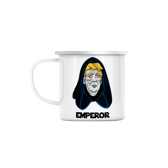 Mug GEEK en Métal Emaillé Empereur Dark Sidious Trump Parodie Film Series Président