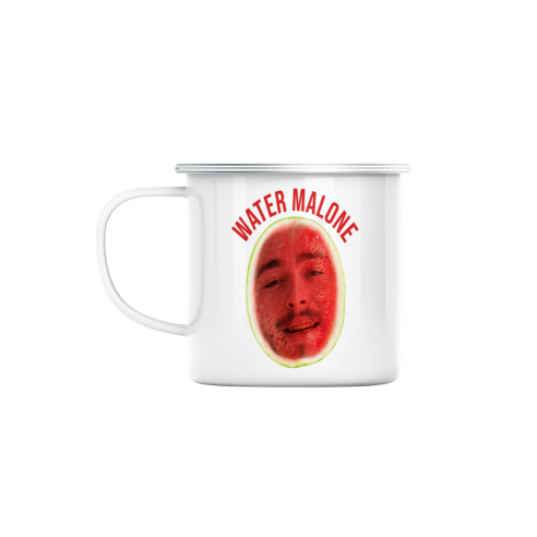 Mug GEEK en Métal Emaillé Water Malone Parodie Fruit Rap Rappeur
