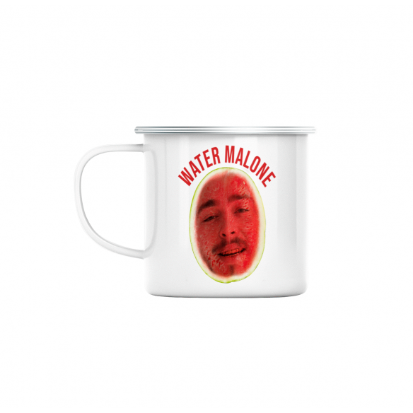 Mug GEEK en Métal Emaillé Water Malone Parodie Fruit Rap Rappeur