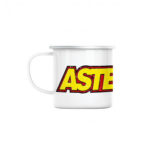 Mug GEEK en Métal Emaillé Asteroids Jeux Vidéo Retro Gaming Vintage Arcade