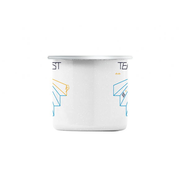 Mug GEEK en Métal Emaillé Tempest Arcade Jeux Vidéo Retro Gaming Vintage