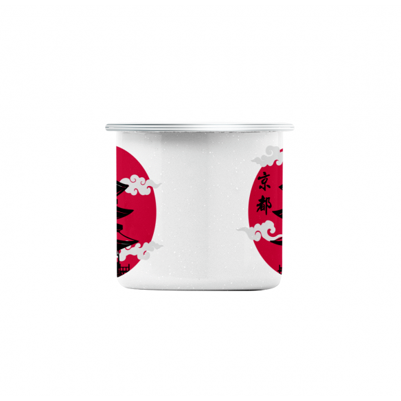 Mug GEEK en Métal Emaillé Chateau Kyoto Japon Asie Culture Empereur