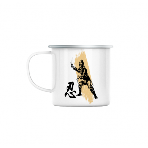 Mug GEEK en Métal Emaillé Ninja Arts Matiaux Manga Japon Asie Culture