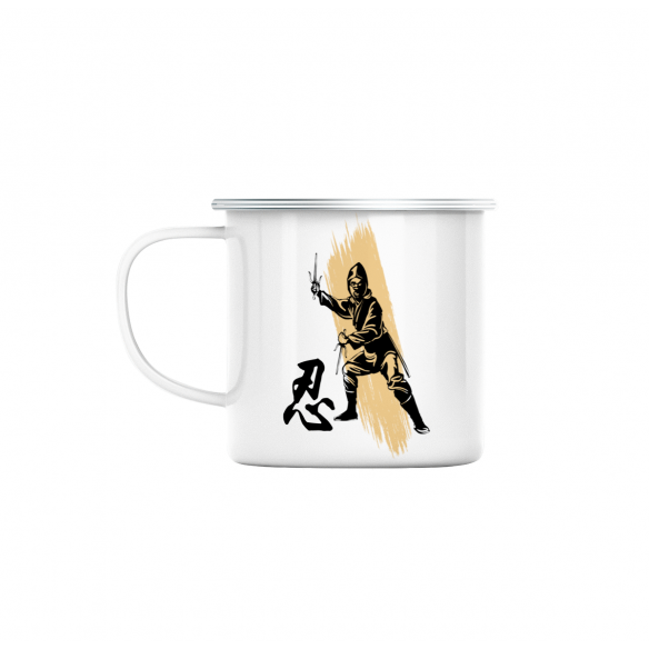 Mug GEEK en Métal Emaillé Ninja Arts Matiaux Manga Japon Asie Culture