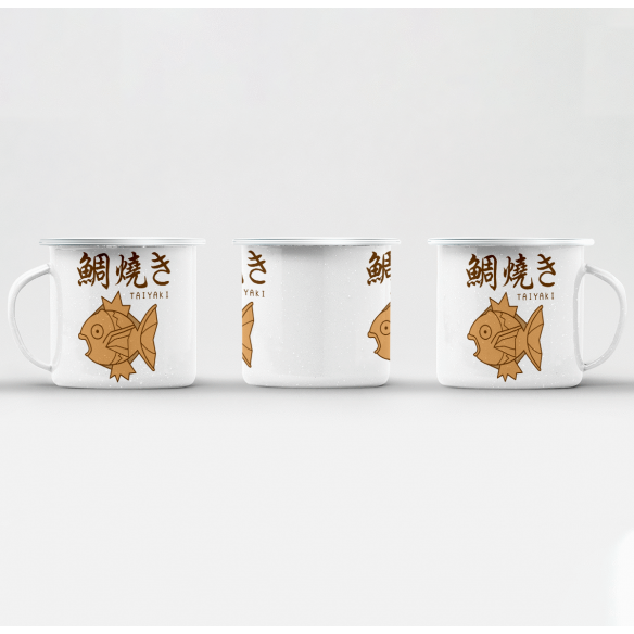 Mug GEEK en Métal Emaillé Taiyaki Glace Dessert Japon Asie Culture