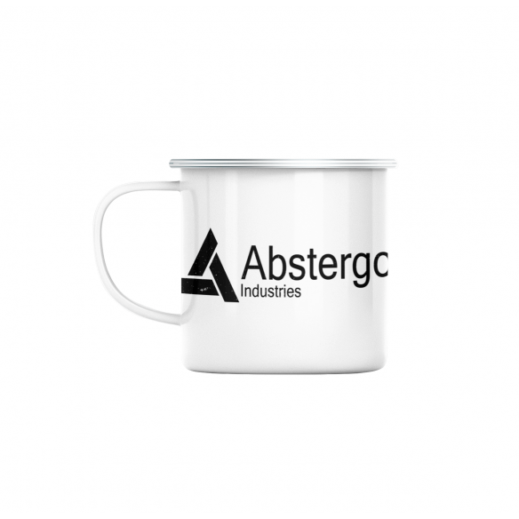 Mug GEEK en Métal Emaillé Abstergo Industries Geek Jeux Video Serie Film