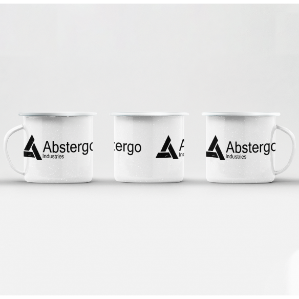 Mug GEEK en Métal Emaillé Abstergo Industries Geek Jeux Video Serie Film