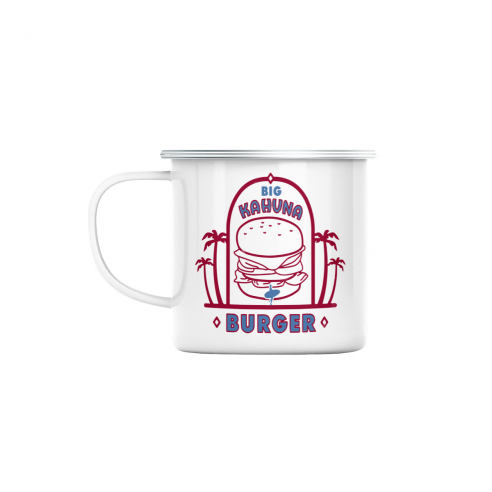 Mug GEEK en Métal Emaillé Big Kahuna Burger Geek Film Humour