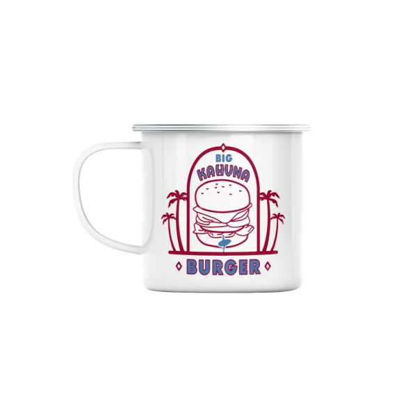 Mug GEEK en Métal Emaillé Big Kahuna Burger Geek Film Humour
