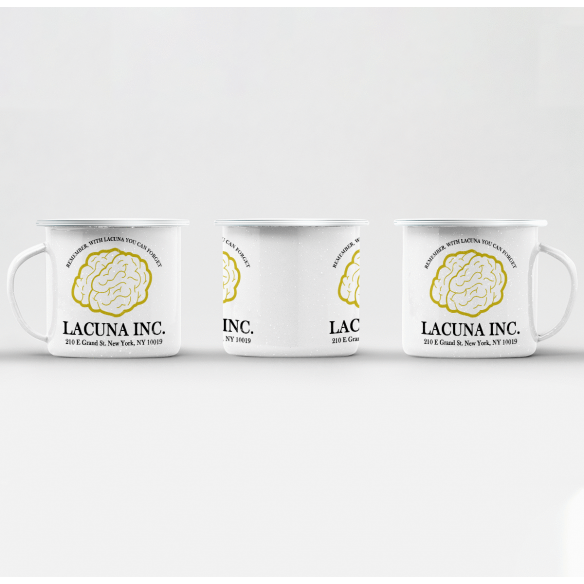 Mug GEEK en Métal Emaillé Lacuna Inc. Geek Jeux Video Serie Film