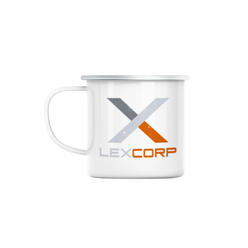 Mug GEEK en Métal Emaillé LexCorp Geek Jeux Video Serie Film Comics