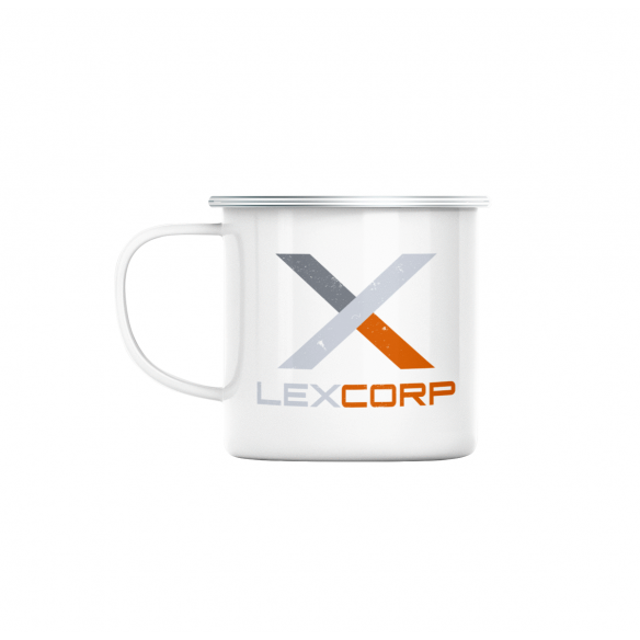 Mug GEEK en Métal Emaillé LexCorp Geek Jeux Video Serie Film Comics