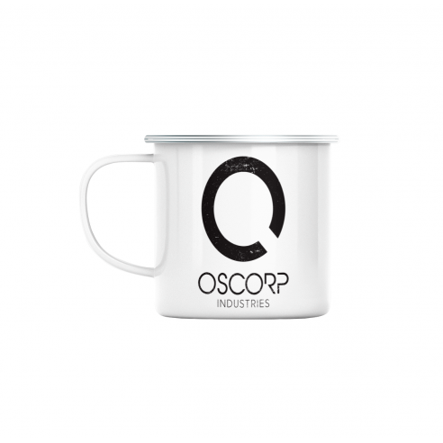 Mug GEEK en Métal Emaillé Oscorp Industries Geek Jeux Video Serie Film Super Héros